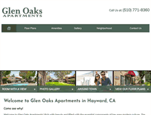 Tablet Screenshot of glenoakshayward.com